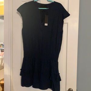NWT SIZE LARGE NAVY DRESS